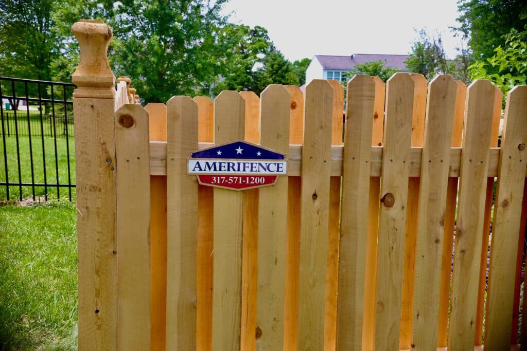 cedar shadowbox fence services in Indianapolis