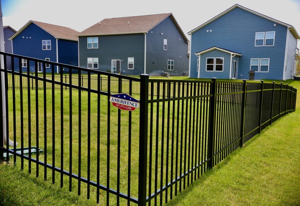 Aluminum fence installations in Indianapolis