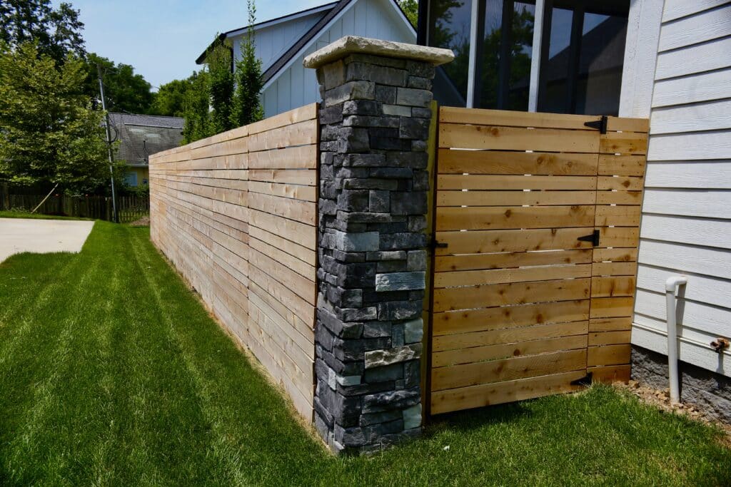 Privacy cedar fencing services in Indianapolis