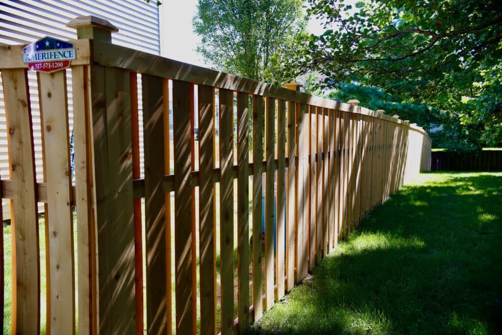 Privacy cedar fencing services in Indianapolis