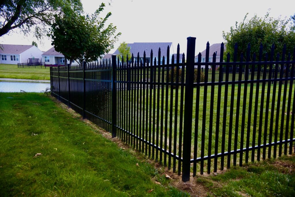 aluminum fence installation services in Indianapolis